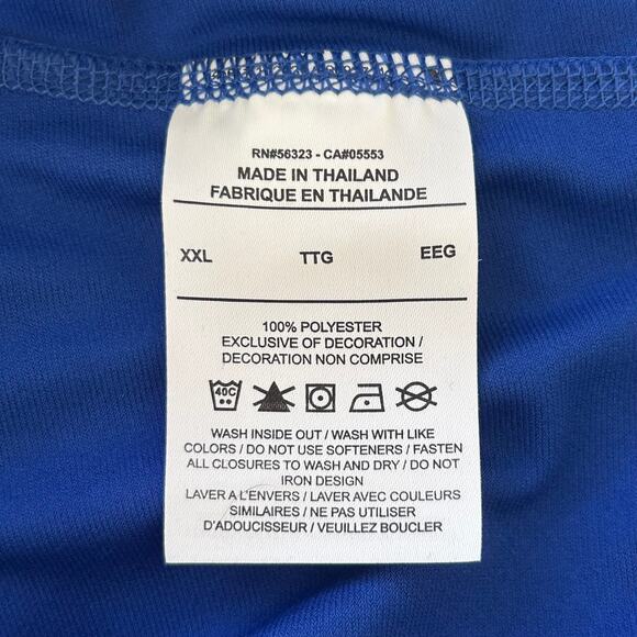 Golden State Warriors Nike Half Zip Long Sleeve Pullover Shirt Jacket Royal Blue - Picture 8 of 10